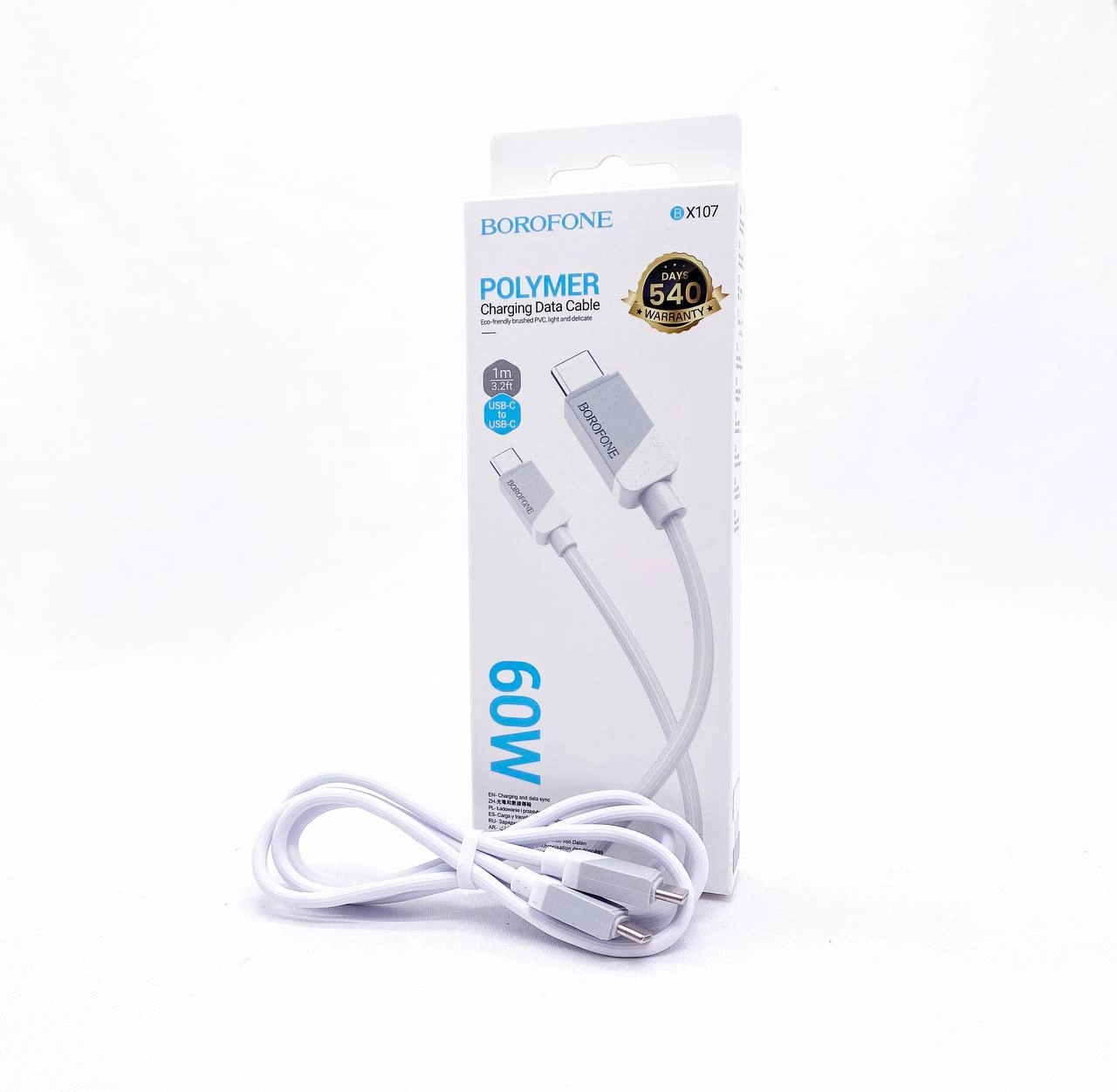 Кабель Borofone BX107 PD Type-C 60W купить