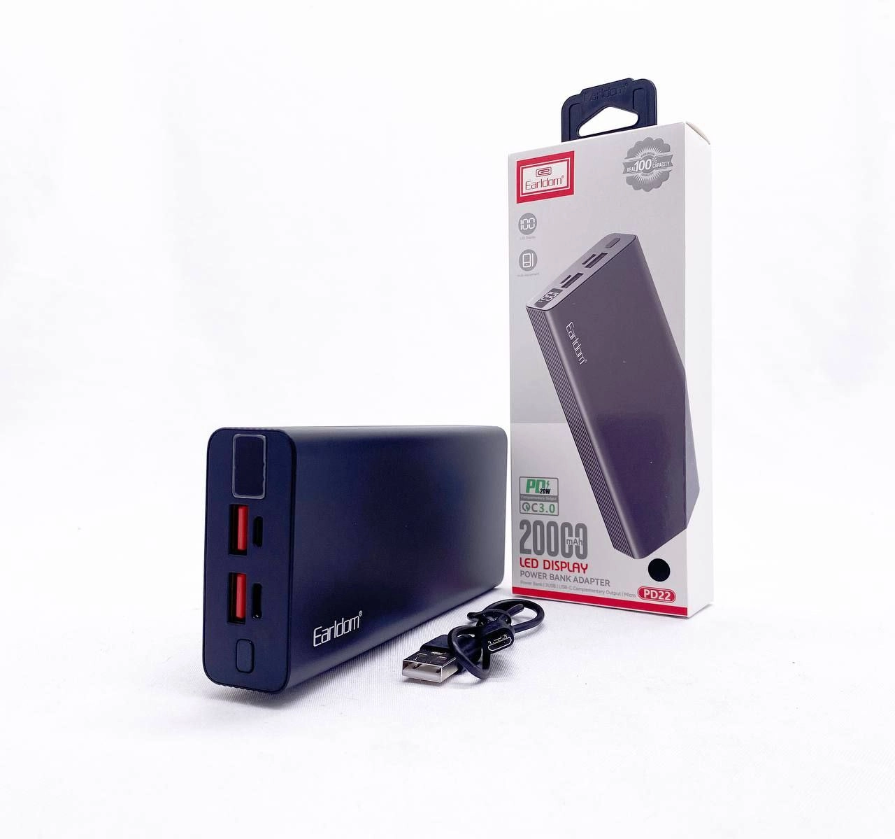 Внешний аккумулятор Powerbank Earldom PD-22 20000mAh 20W недорого