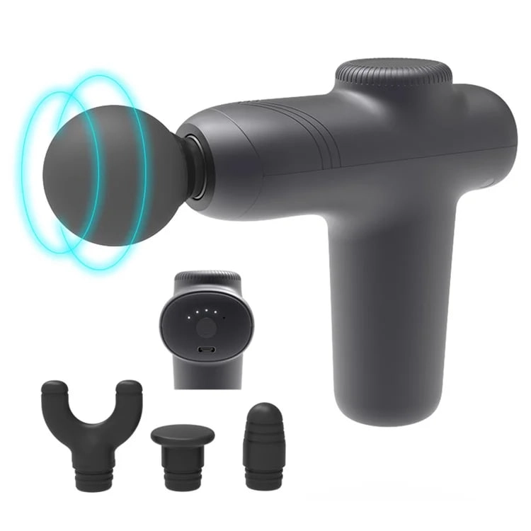 JM05S Massager Gun mini qora portativ massajori arzon