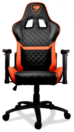 Gaming Chair Cougar ARMOR ONE (Organe, Black) o‘yin kreslosi tez yetkazib berish