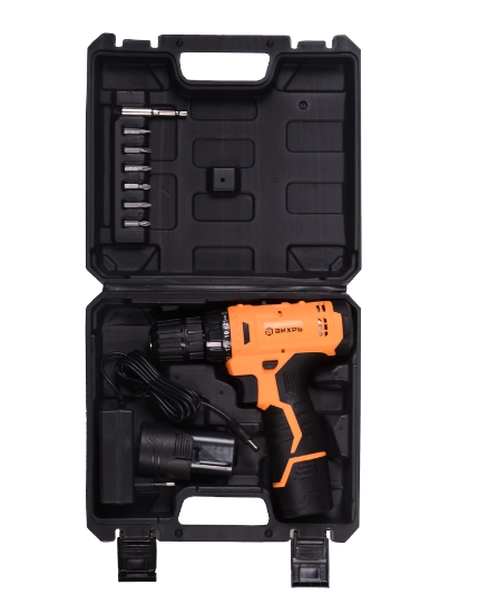 Аккумуляторная дрель-шуруповерт Вихрь ДА-12Л-2К рассрочка