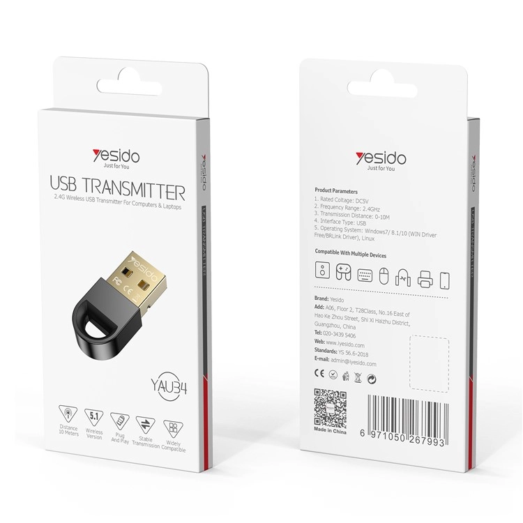 Bluetooth Адаптер YESIDO YAU34 2.4G в Узбекистане