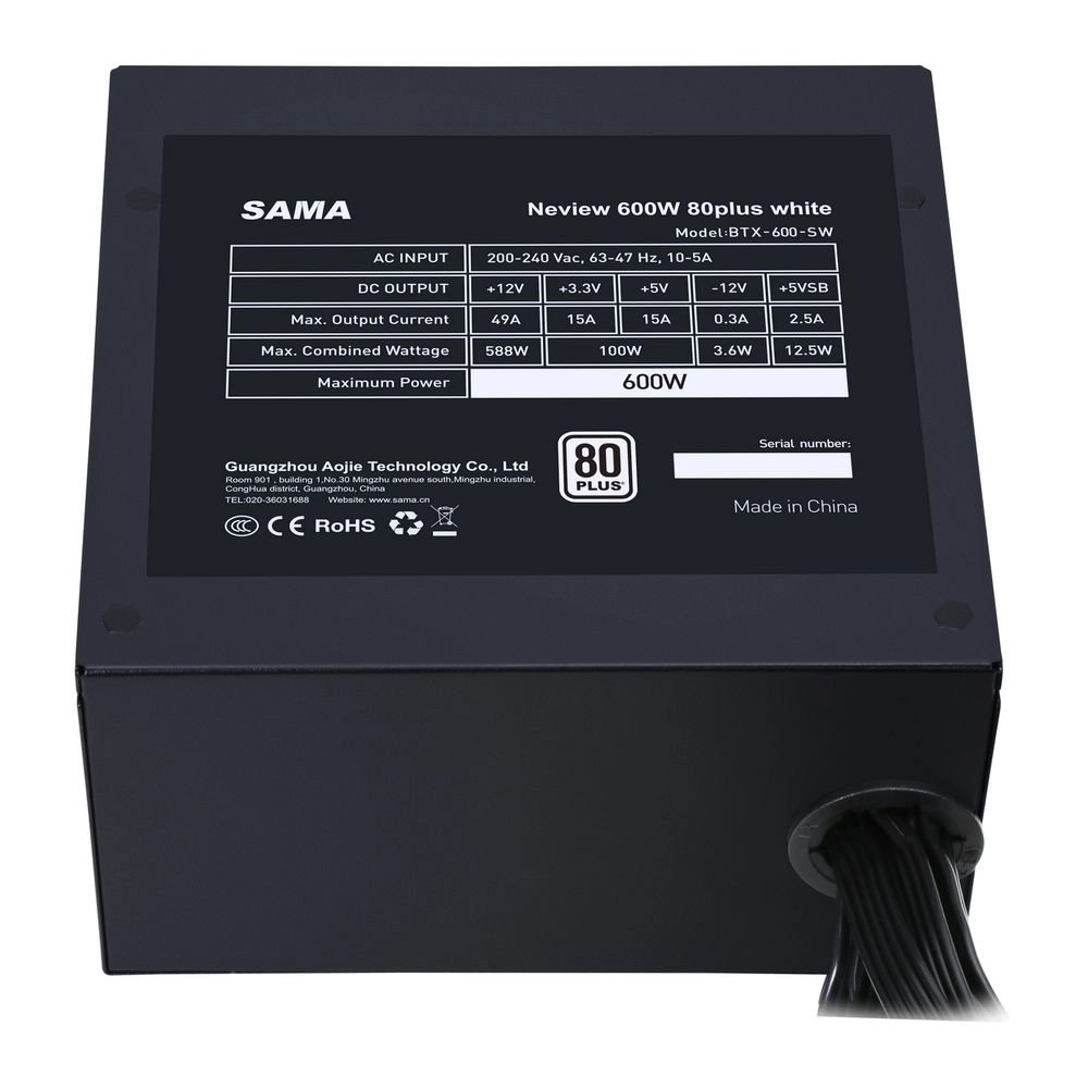 Блок питания SAMA Neview 600W 80plus в Узбекистане