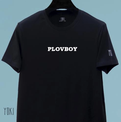 "PLOVBOY" Black futbolkasi M sotib olish