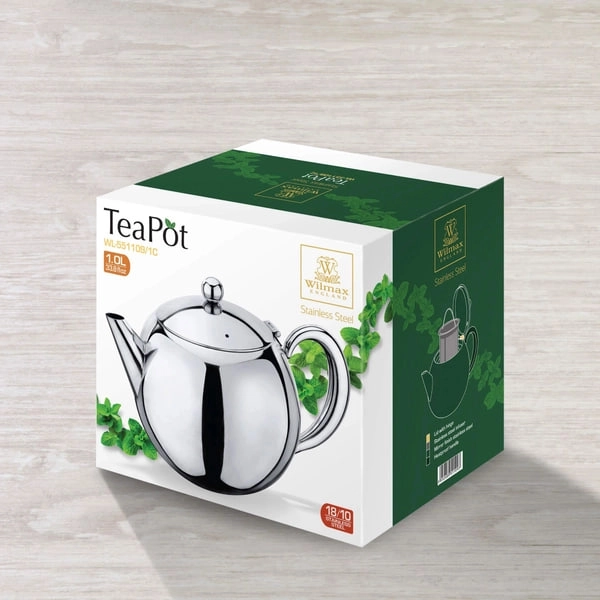 Чайник заварочный Wilmax 1000 мл WL‑551109/1C купить