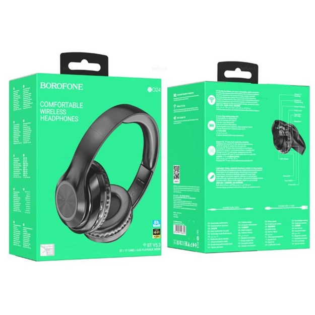 Беспроводные наушники Borofone BO24 чёрный в Узбекистане