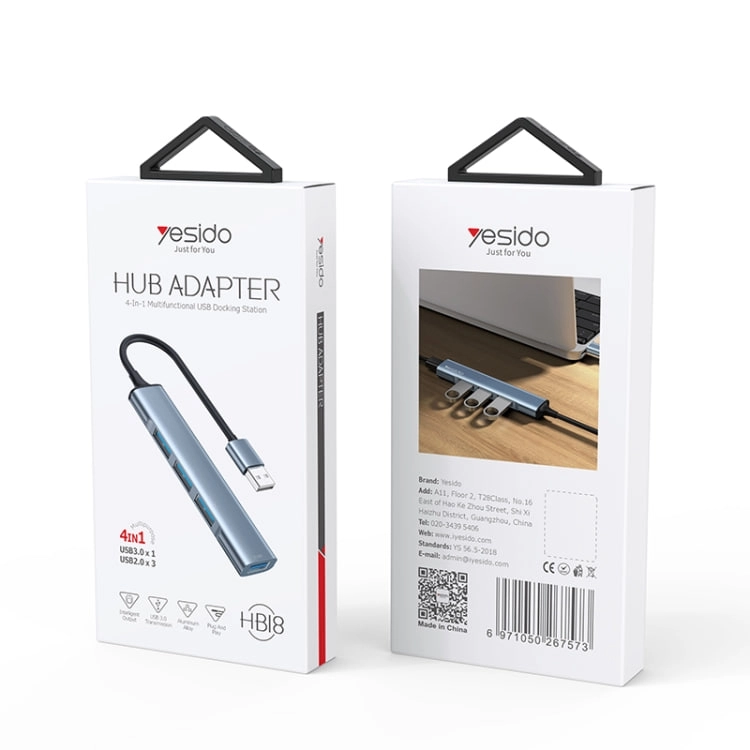 YESIDO HB18 Hub adapteri arzon