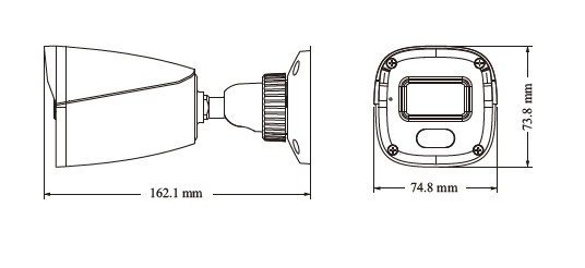 Камера видеонаблюдения TVT TD-9421S4L-C 2MP Dual Illumination Water-proof Bullet Network недорого