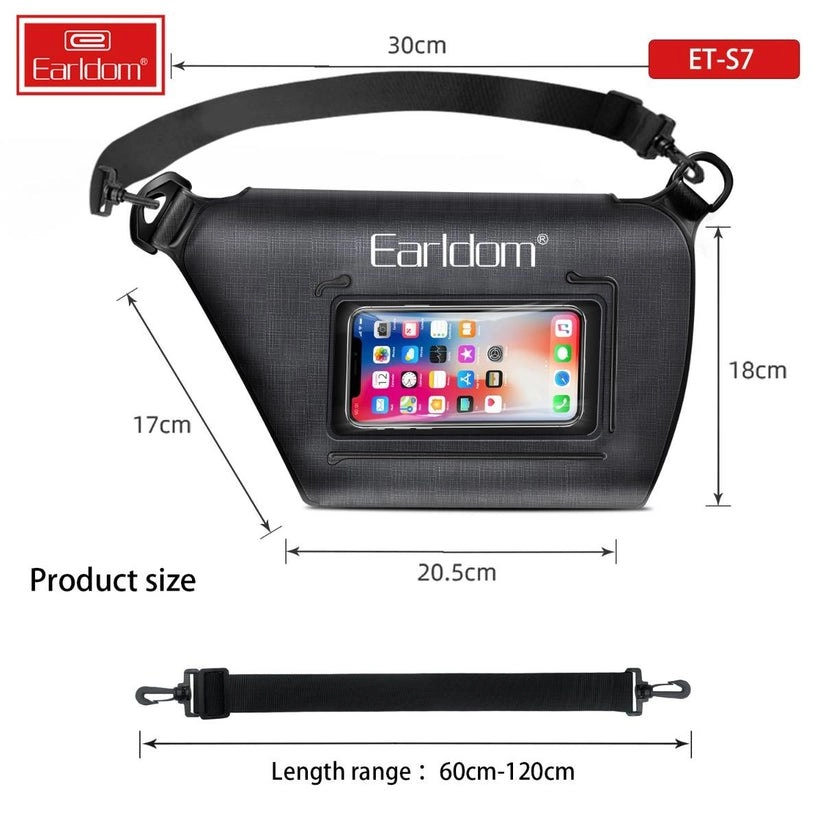 Сумка Earldom Waterproof ET S7 черный в Узбекистане