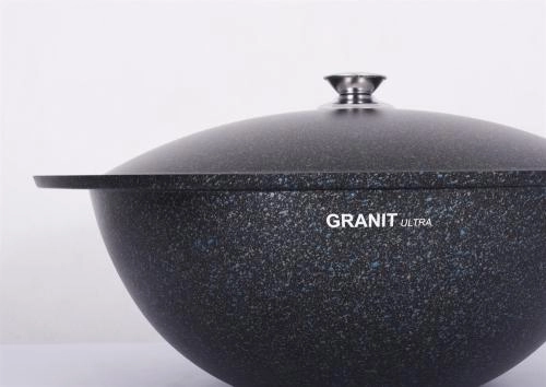 «Granit Ultra» turkumidan 9l Kukmara palov qozoni (Original, Blue) onlayn