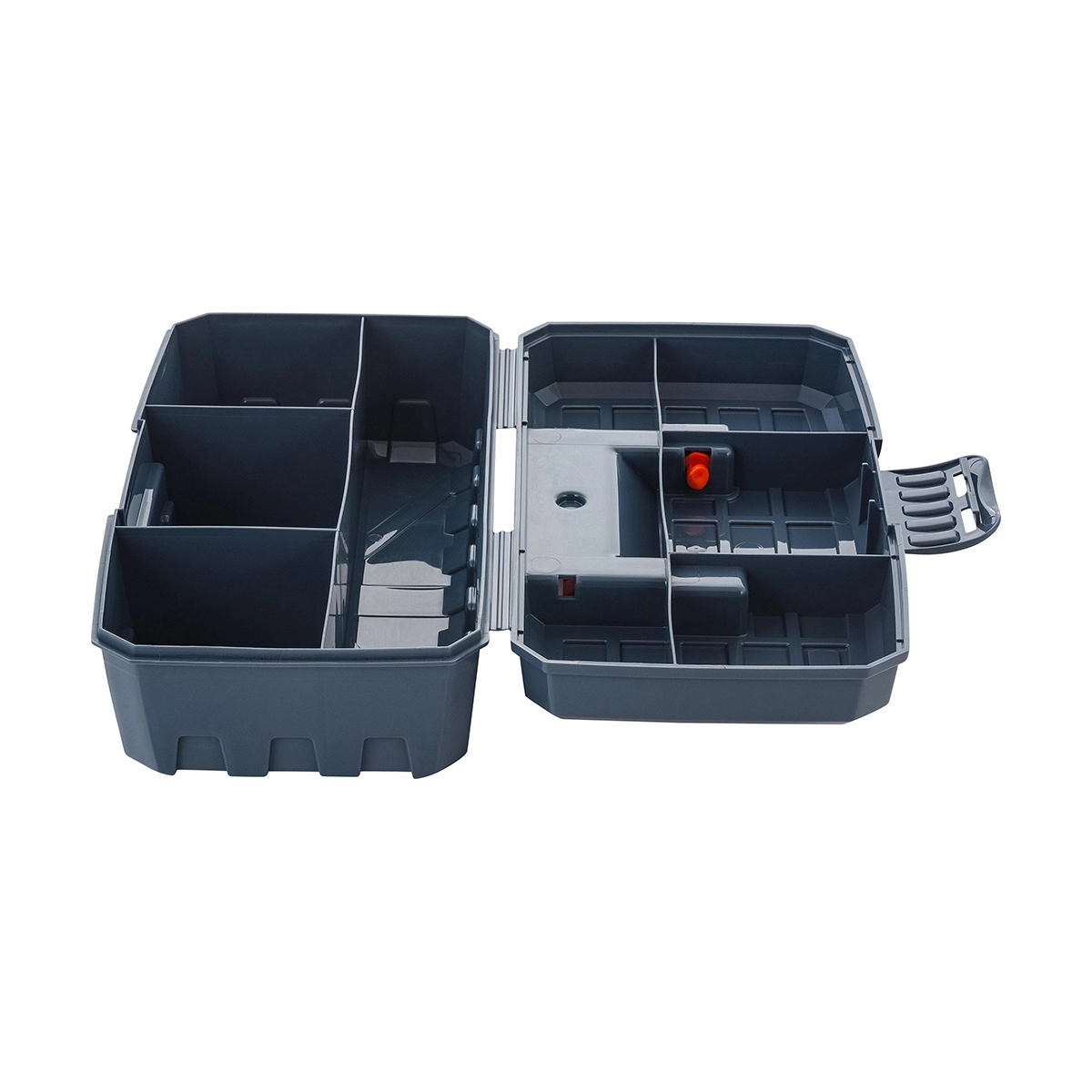 Бокс для хранения Blocker Techniker 9 серо-свинцовый/оранжевый онлайн