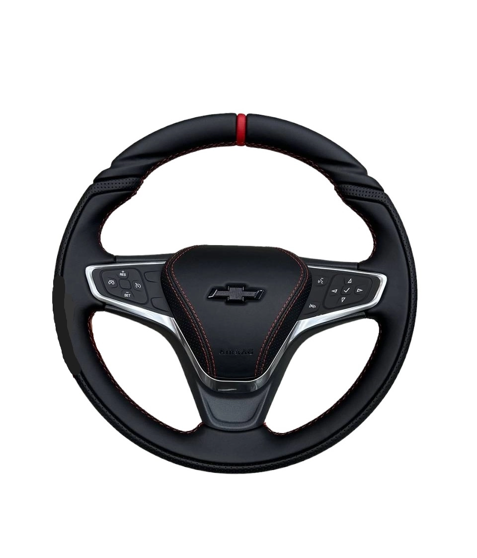 Анатомический руль Chevrolet Malibu 2 Redline, кожаный купить