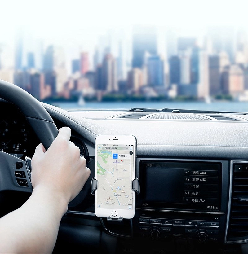 Baseus SUYL-01 qora avtomobil ushlagichi yetkazib berish