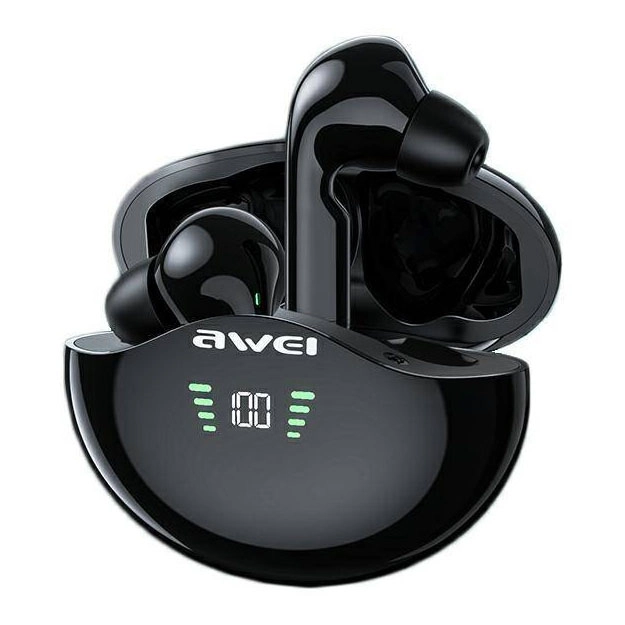 Беспроводные наушники AWEI T12P черный в Узбекистане