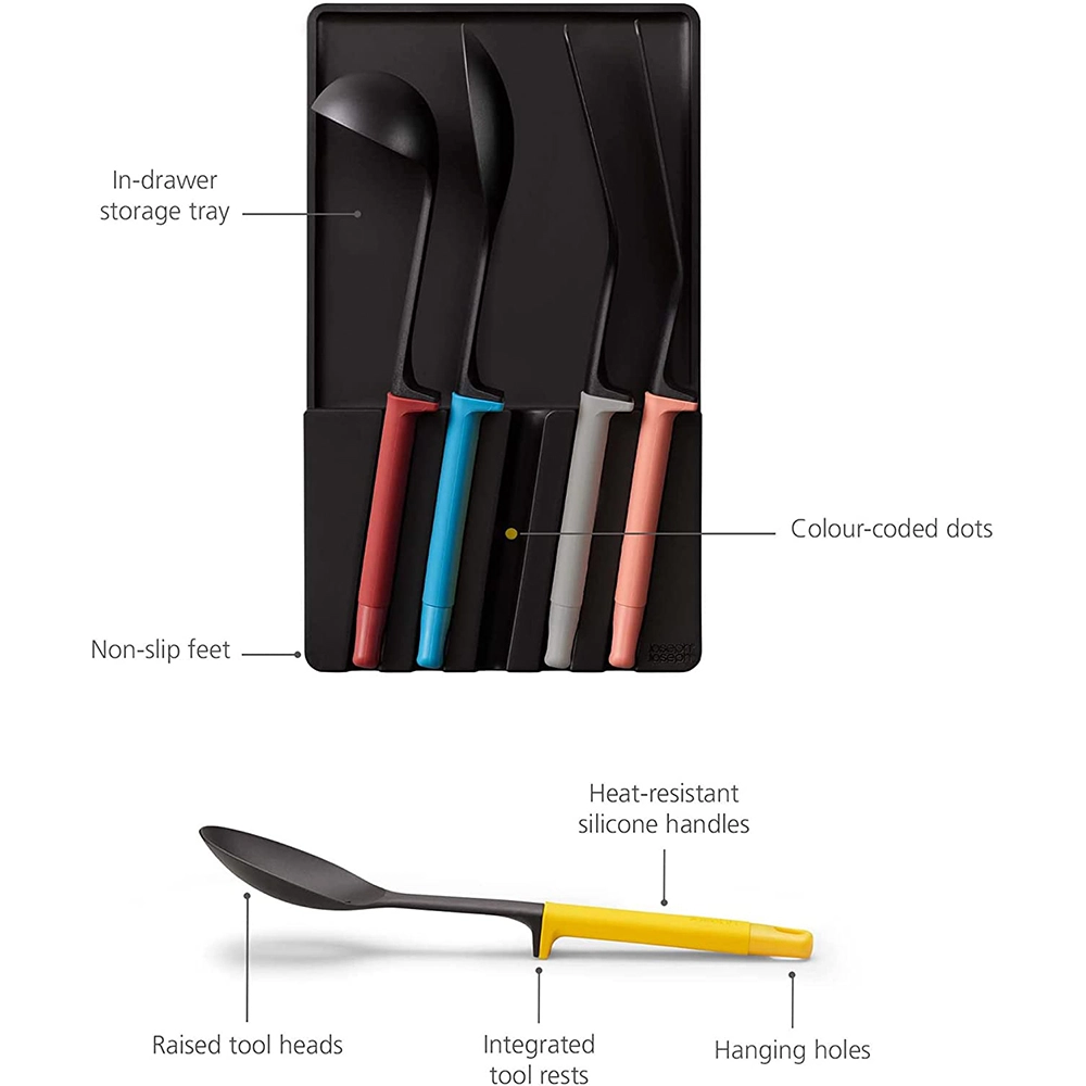 Набор кухонных приборов Joseph Elevate 5 пр 10543 недорого