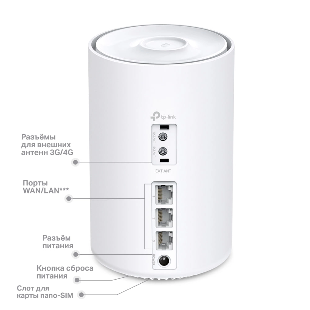 TP-LINK Deco X50-4G (1-pack) – Wi-Fi Mesh tizimi - rasm №3 TP-LINK Deco X50-4G (1-pack) – Wi-Fi Mesh tizimi arzon