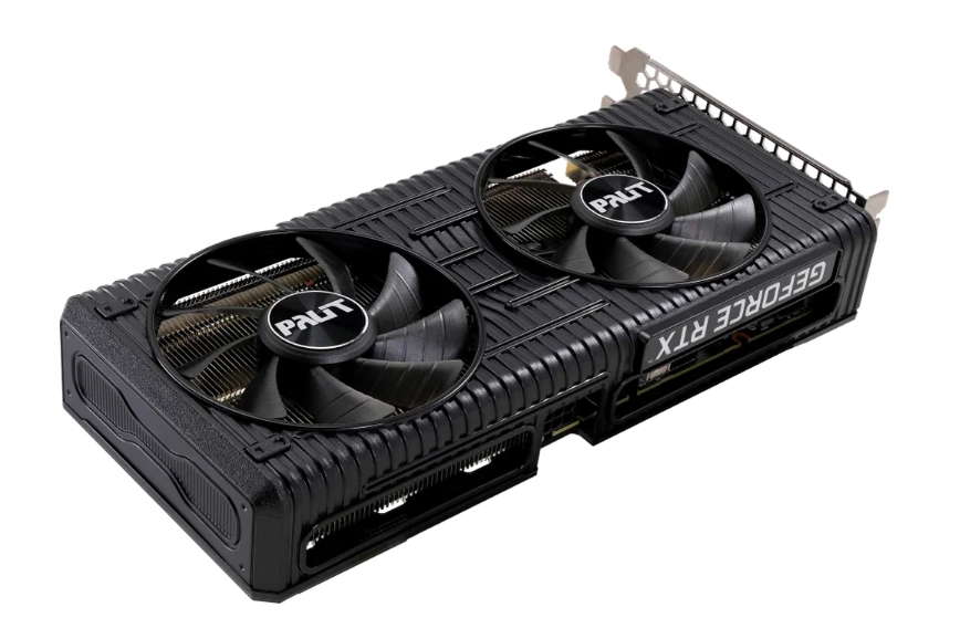 Видеокарта Palit GeForce RTX 3050 Dual OC 8GB с фото