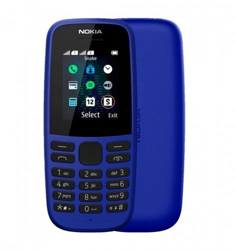 Nokia 105 Single Sim Blue telefoni sotib olish