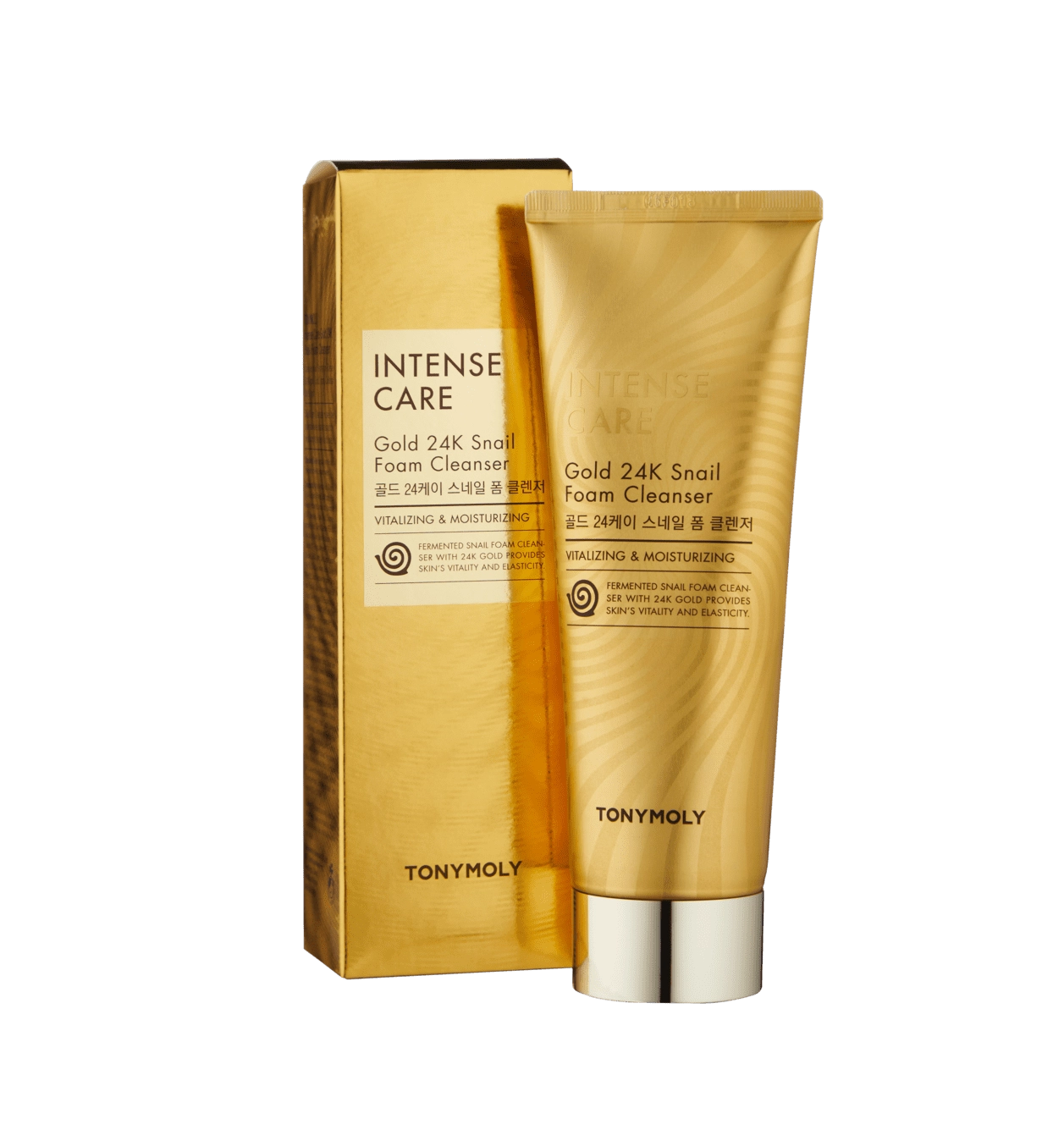 Intense Care Gold 24K Snail Foam Cleanser - YUZ YUVISH PENKASI sotib olish