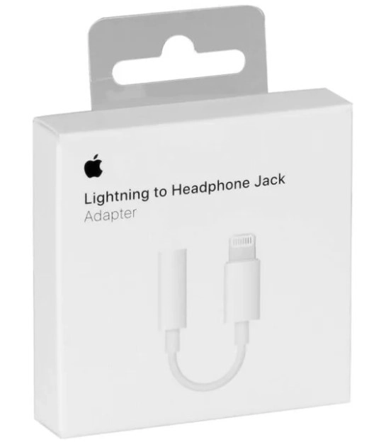 Переходник Apple Lightning (M) - mini jack 3.5(MMX62ZM/A) онлайн