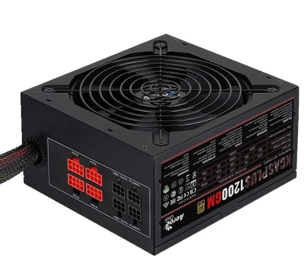 AeroCool KCAS Gold PLUS 1200W quvvat bloki O'zbekistonda