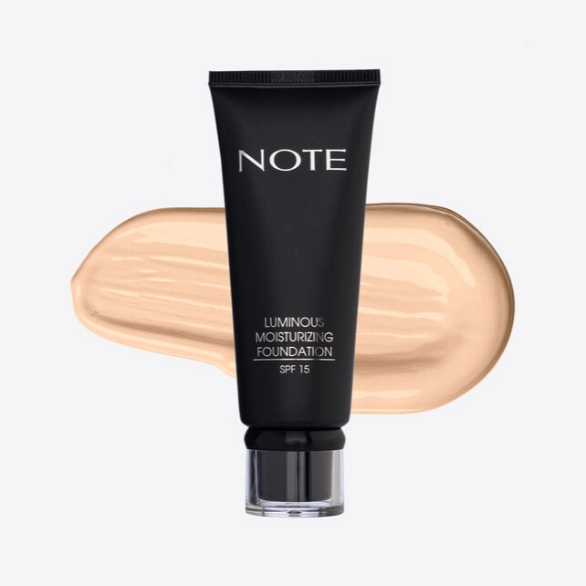 Note Luminous Moisturizing Foundation 01 beige SPF15 30 ml tonal kremi sotib olish