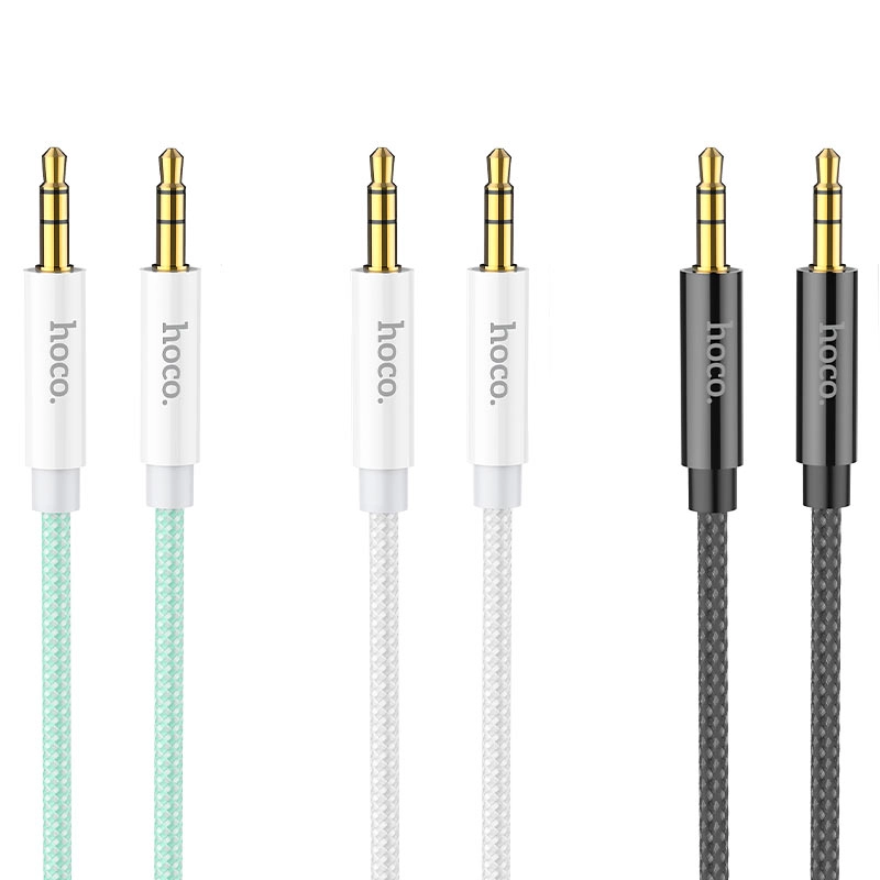 Hoco UPA19 1m oq AUX kabeli O'zbekistonda