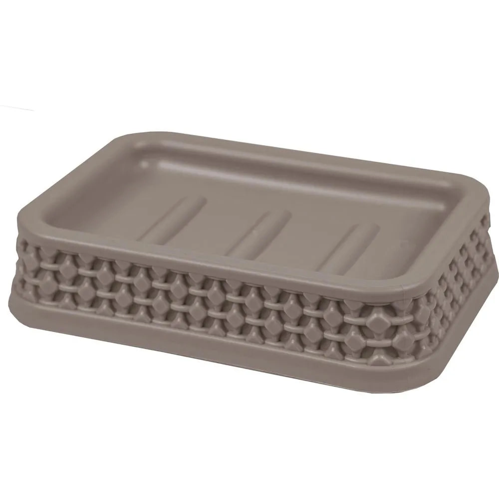 Мыльница Plast Team коллекция OSLO, 130х90х30мм (шоколадный мокко) купить