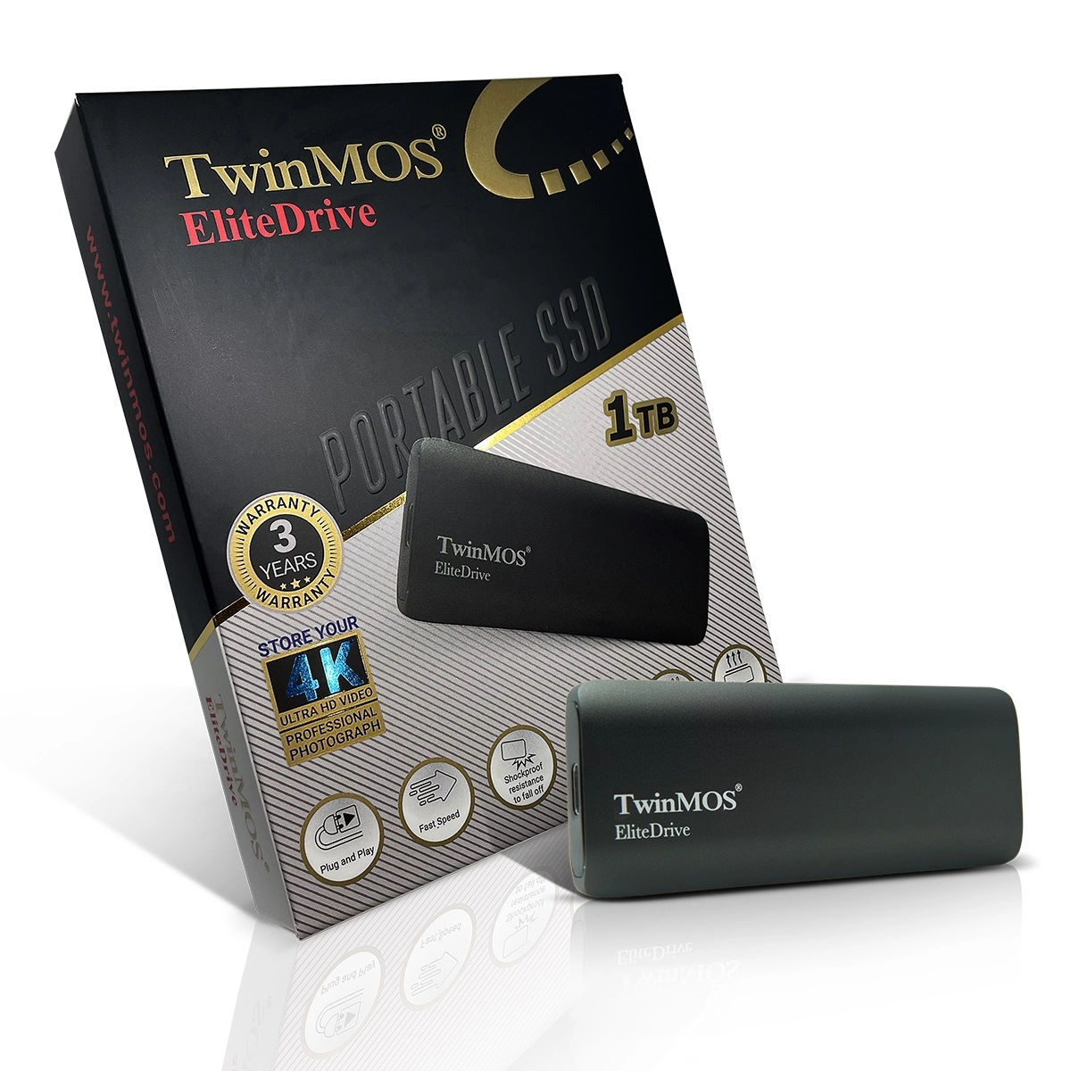 USB-флешка TwinMos USB 3.2 Type-C 1TB в Узбекистане