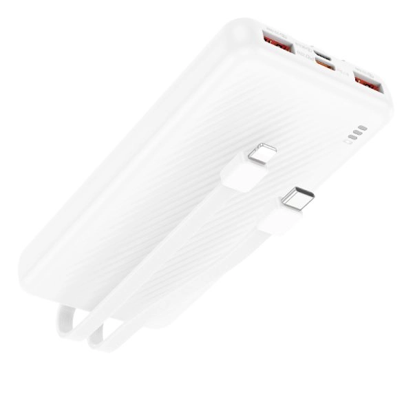 Borofone BJ57 10000 mAh oq tashqi akkumulyatori - rasm №3 Borofone BJ57 10000 mAh oq tashqi akkumulyatori arzon