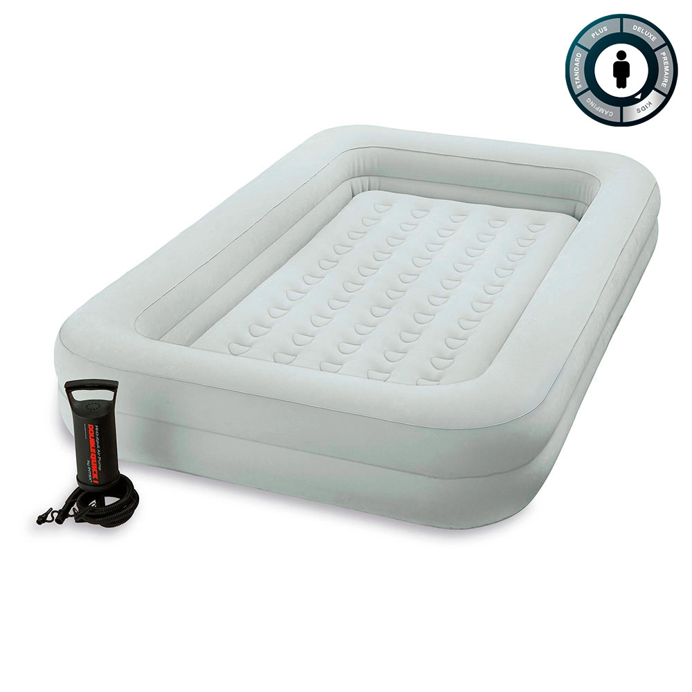 Детский надувной матрас "Kidz Travel" с ручным насосом, 3-6 лет, 66810 недорого