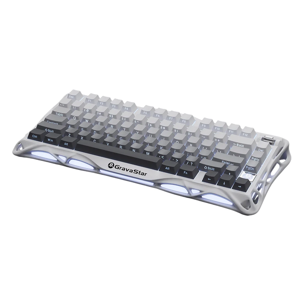 GravaStar Mercury K1 o&lsquo;yin klaviaturasi (GS K1_GWHT) , Gradient White bo'lib to'lash