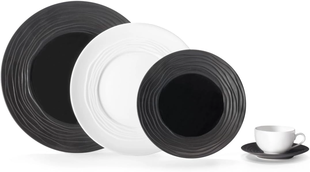 Médard de Noblat  ESCALE NOIR  kechki ovqat tarelkalari ML65CCB0001AP arzon