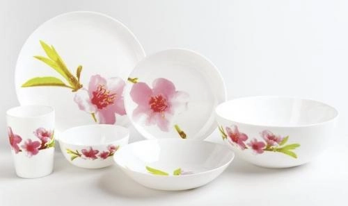 Water color – 46 buyumli, 6 kishilik Luminarc dasturxon servizi arzon