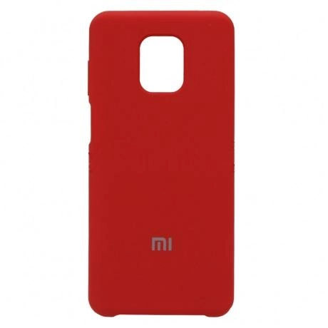 Чехол Silicone Cover для Xiaomi Redmi Note 9S / Note 9 Pro, красный купить