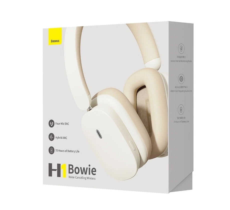 Беспроводные наушники Baseus Bowie H1 NGTW230013 (Gold) недорого