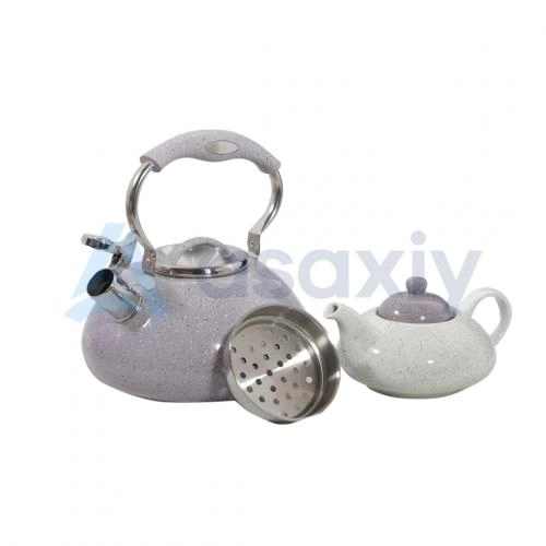 Чайник двухэтажный (турецкий) от Life Smile (круглый) в Узбекистане