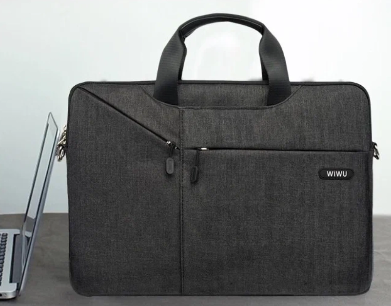 Wiwu City Commuter Bag 15.6" qora noutbuk sumkasi onlayn