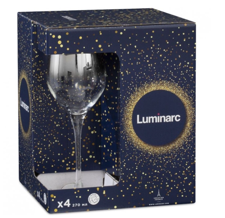 Набор бокалов Luminarc Celeste Серебряная 350 мл 4 шт (O0094) недорого