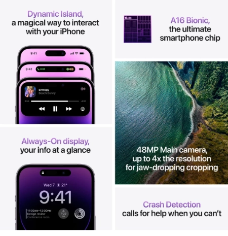 iPhone 14 Pro 256GB Space Black Smartfoni narxi