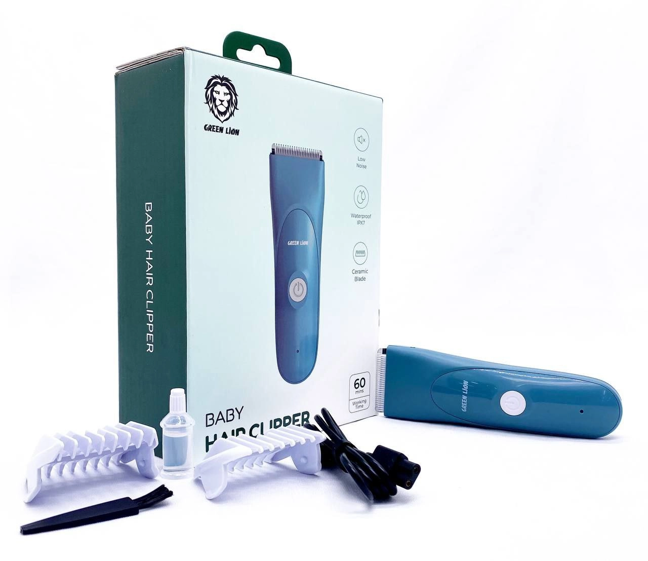Green Lion Baby Hair Clipper 600mAh trimmeri arzon
