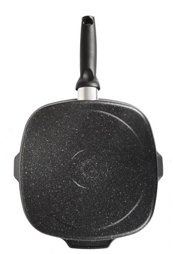 «Mramornaya» turkumidan 260x260 mm kvadrat shaklli Kukmara tova-grili (qoramtir, qahva rangli) - rasm №5 «Mramornaya» turkumidan 260x260 mm kvadrat shaklli Kukmara tova-grili (qoramtir, qahva rangli) onlayn