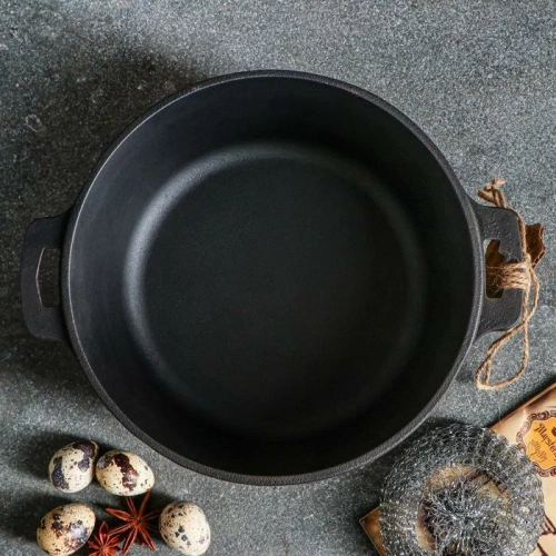 Кастрюля чугунная Maysternya 3 л с алюминиевой крышкой Т402С2 в Узбекистане