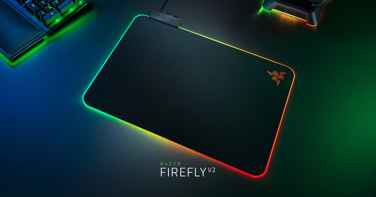 Razer Firefly V2 Micro-textured sichqoncha tagligi onlayn