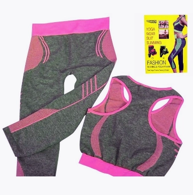 Fitness uchun ayollar kiyimi 2097 (pink, green) sotib olish