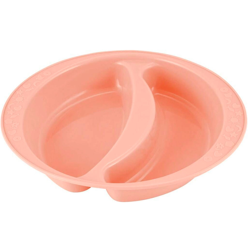 Тарелка двухсекционная Follow Me персиковая карамель купить