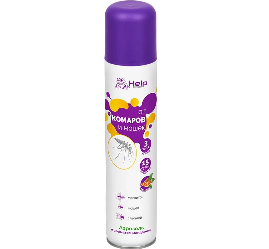 HELP chivin va pashshalardan himoya qiluvchi repellent aerosoli (200 ml) sotib olish