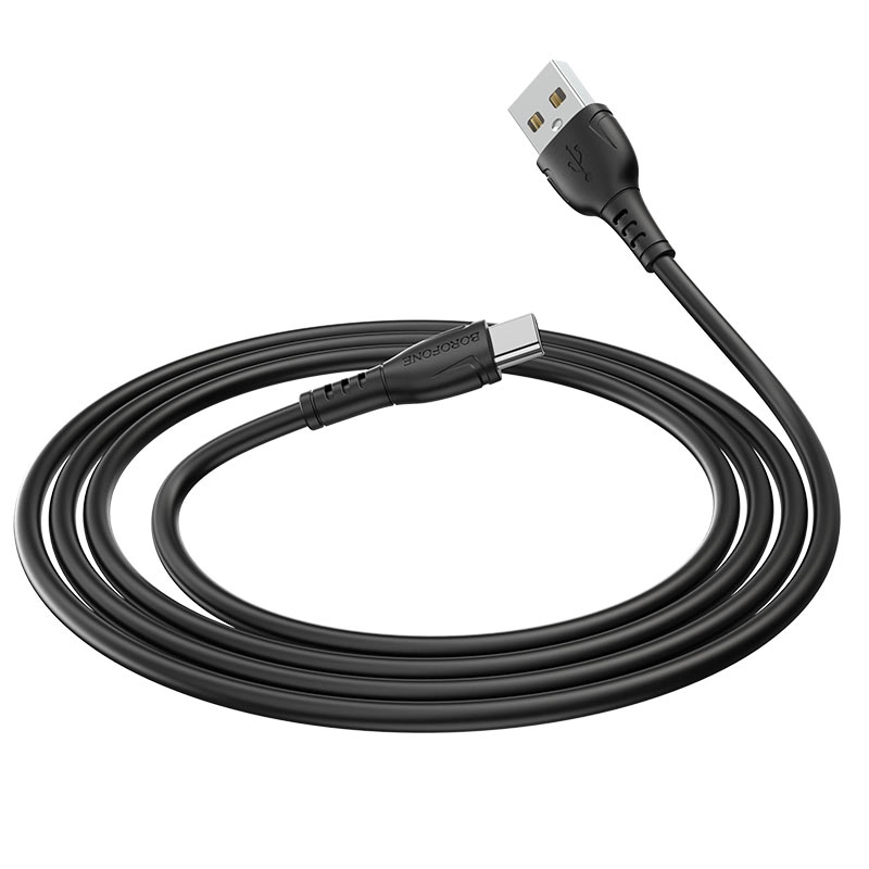 Кабель Borofone USB на USB Type-C BX51 Triumph 3.0A , Black недорого