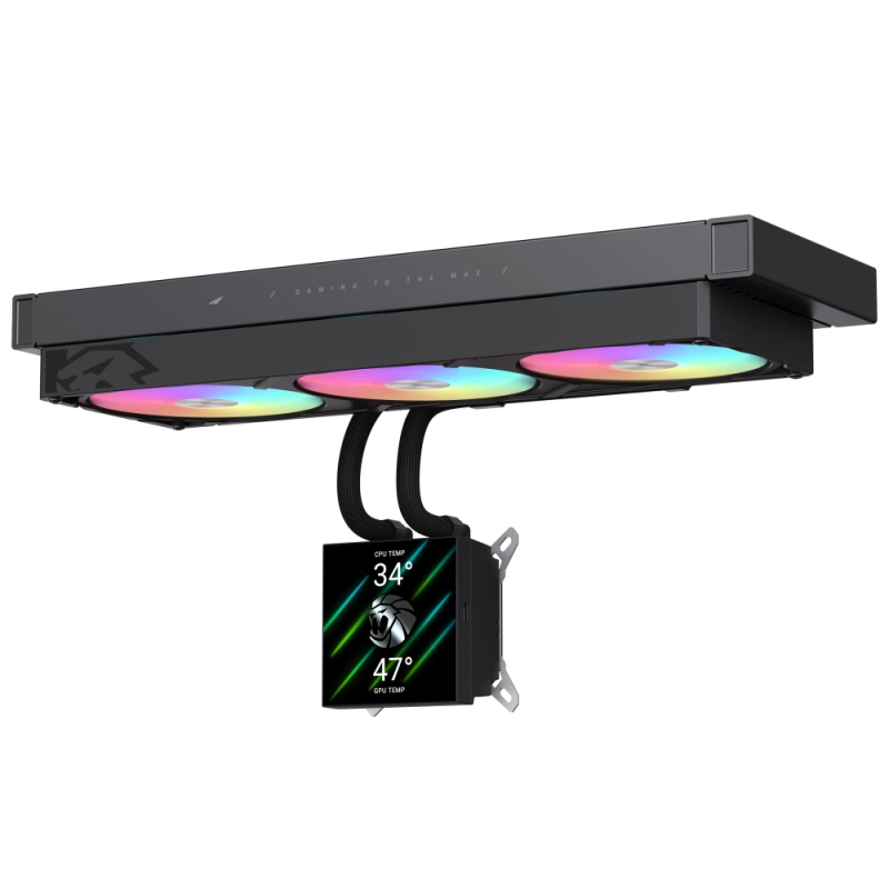 Кулер GLACIER 360 LCD BL купить