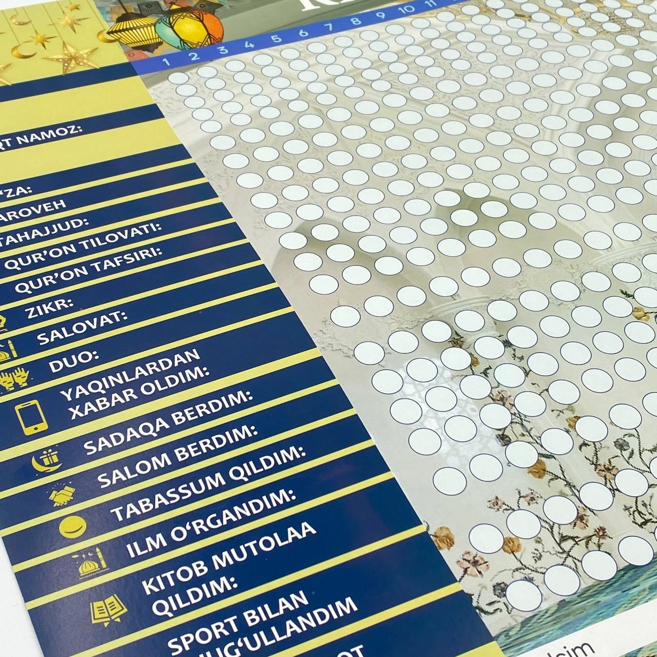 Ramazon rejasi kalendari (70x49 sm) arzon